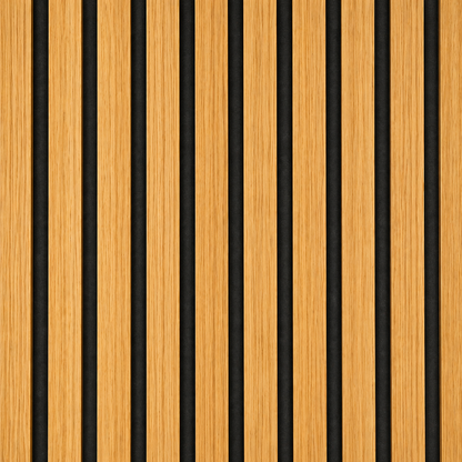 Akustisches Holz-Lamellenpaneel für Wände 270x110 cm